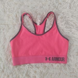 Under Armor hot pink sports bra